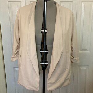 Premise Women's Plus Open Front Blazer